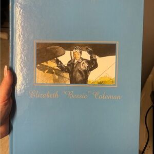 Blue Elizabeth "Bessie" Coleman Kids Learning Book Aviation